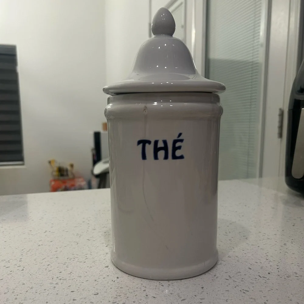 FVtg Williams Sonoma Bistro Français THÈ Canister